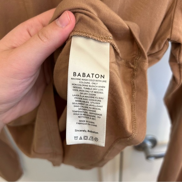 Babaton Camel Long Sleeve Turtleneck Top - Picture 4 of 6